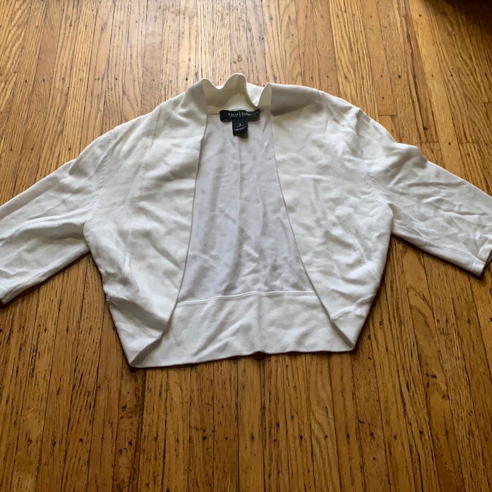 White mini sweater